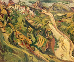 Landschaft - Die Straße, 1922